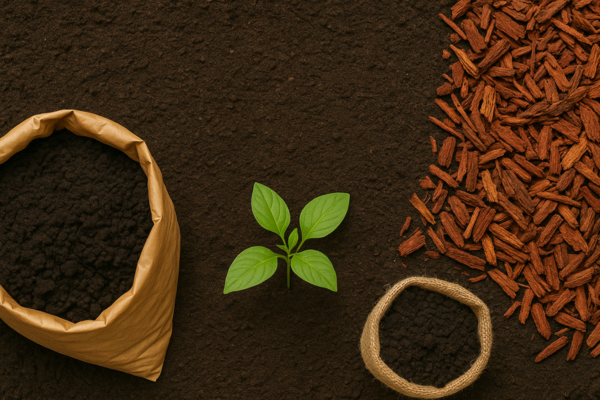 Transform your garden with quality compost and mulch The eco-friendly solution you’ve been looking for Transform your garden