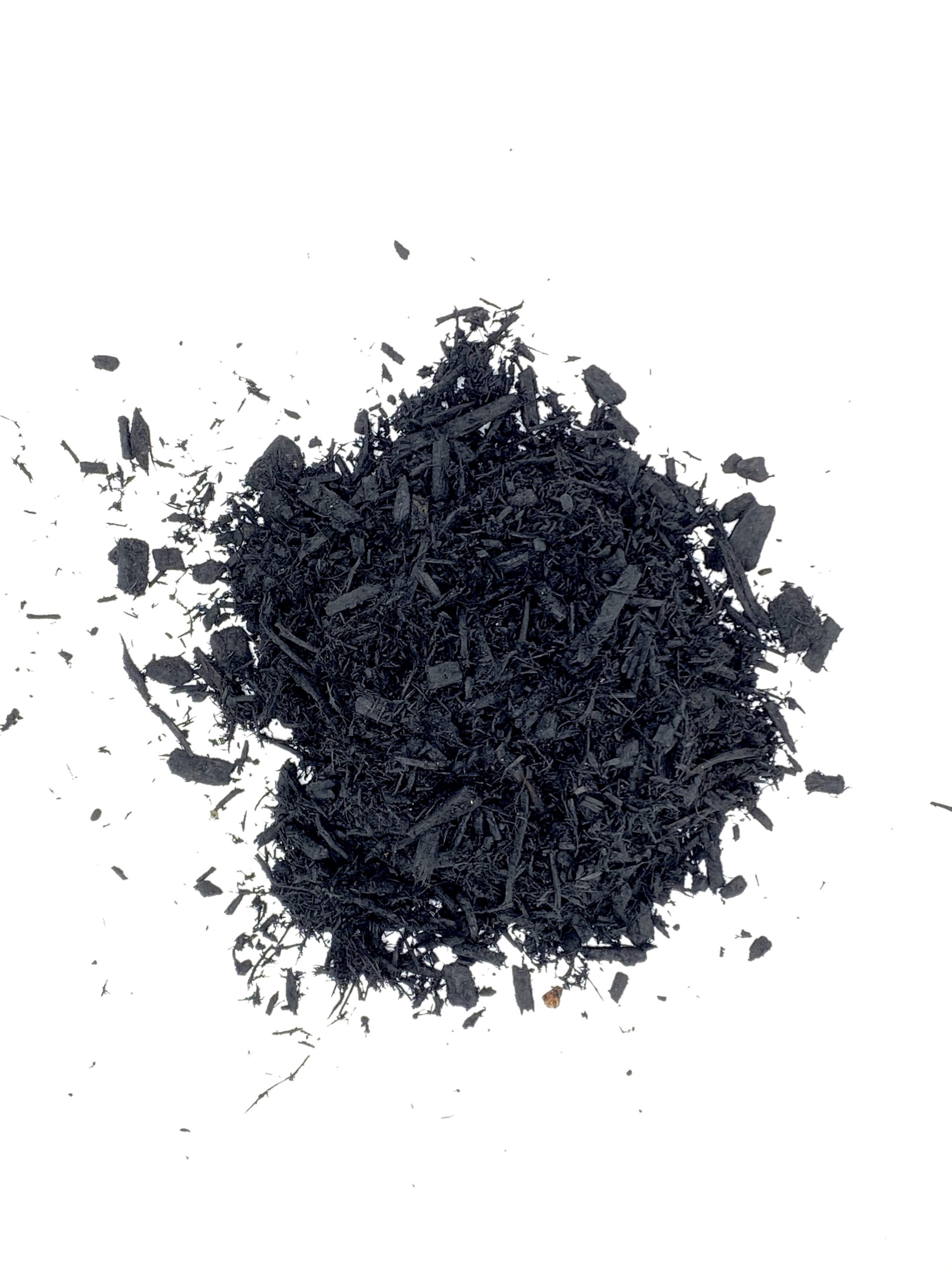 natural black dyed mulch
