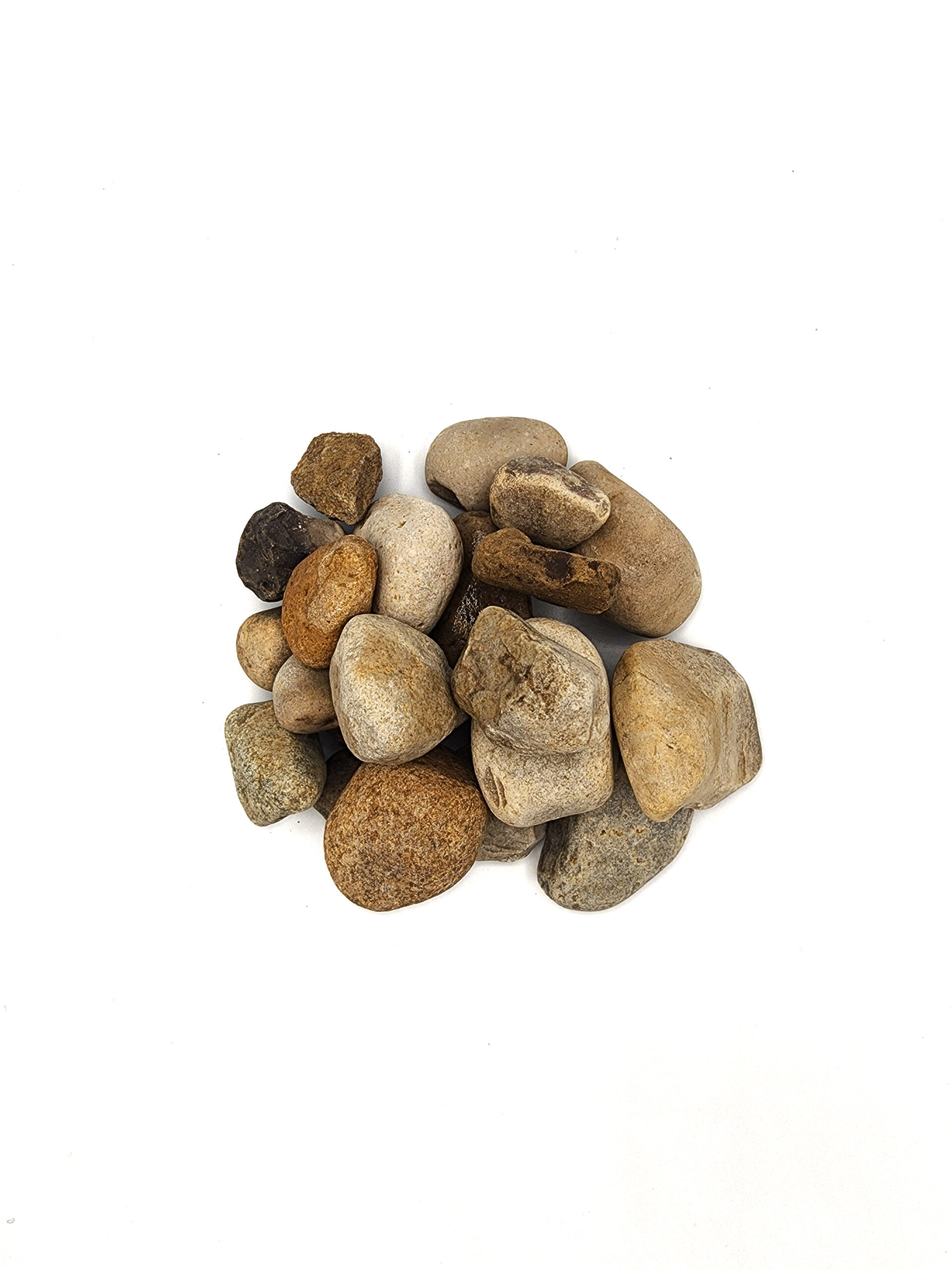 1 1/2" washed river rock